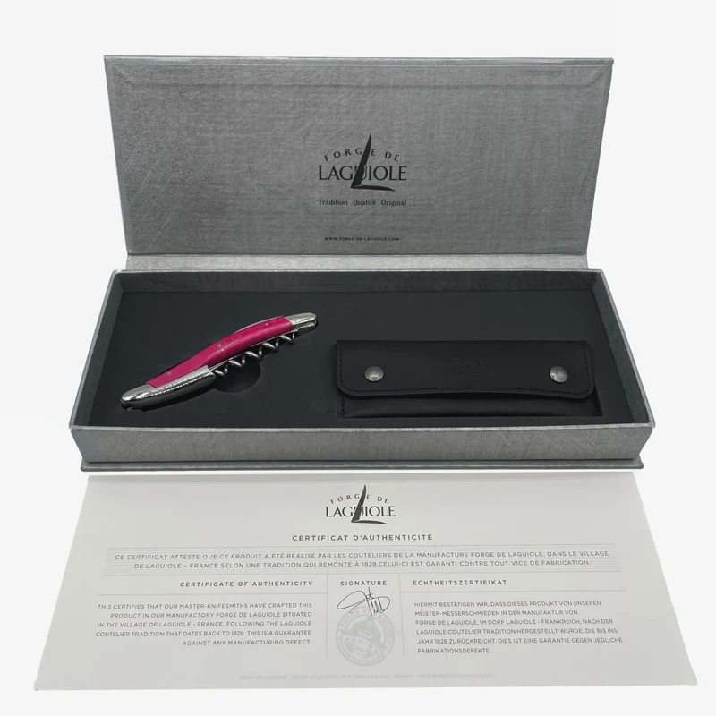 Forge De Laguiole Kellnermesser Sommelier | Rosa glänzend