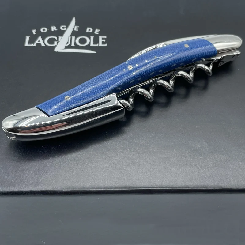 Forge De Laguiole Kellnermesser Sommelier | Blau glänzend