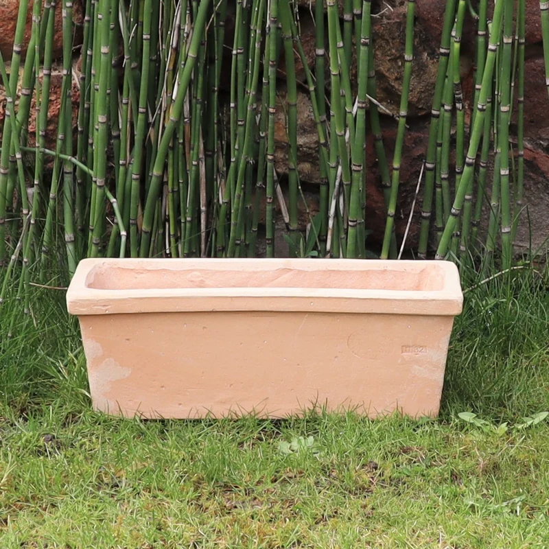 rechteckiger Pflanzkasten Terrakotta "Erica" L=40 cm