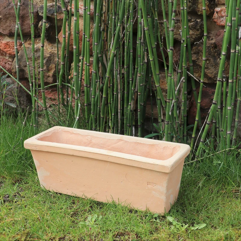 rechteckiger Pflanzkasten Terrakotta "Erica" L=40 cm