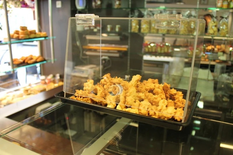 Acryl-Snackspender mit Deckel & Tablett – Food Display für Snacks