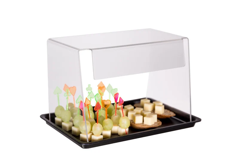 Acryl-Snackspender mit Deckel & Tablett – Food Display für Snacks