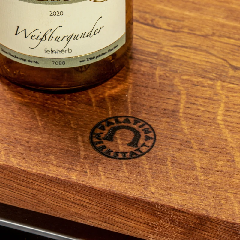 Weinkühlschrank 2 Zonen CASO WineComfort 38 in schwarz mit Fassholz Umhausung