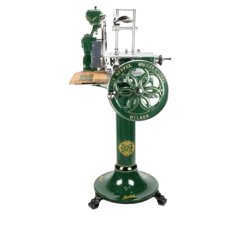 Berkel Volano B114 in Sonderlackierung British Racing Green + Fassholz Einlagebrett