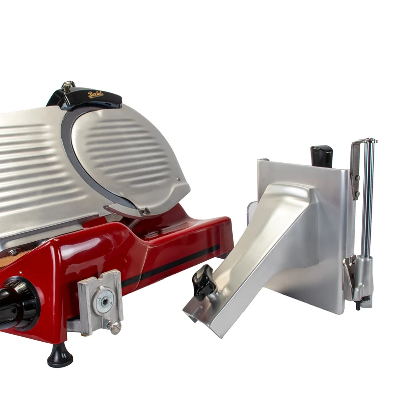 Berkel Aufschnittmaschine Pro Line XS 30 Rot, Der Profi Allesschneider für Ihre Küche + 100% handgefertigtes Fassholzbrett Unikat