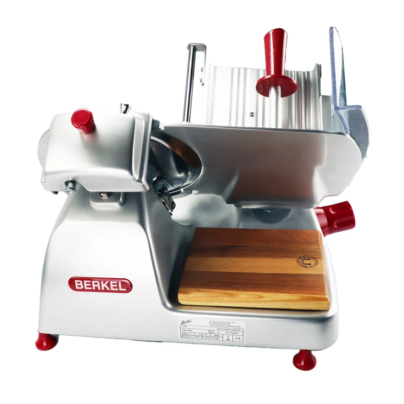 Berkel Pro Line XS 30 Silber, Professionelle Aufschnittmaschine + Fassholz Einlegebrett