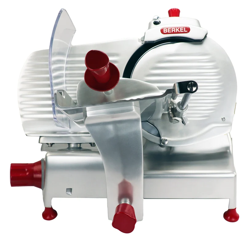 Berkel Pro Line XS 30 Silber, Professionelle Aufschnittmaschine + Fassholz Einlegebrett