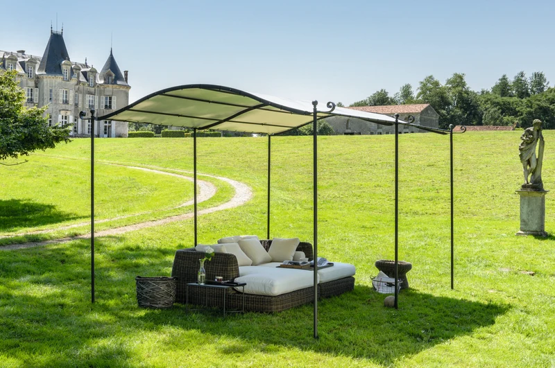Freistehende gebogene Pergola Solaire