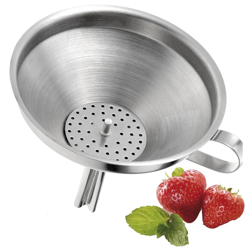 Flaschentrichter mit Sieb