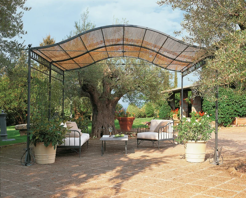 Freistehende lineare Pergola Solaire