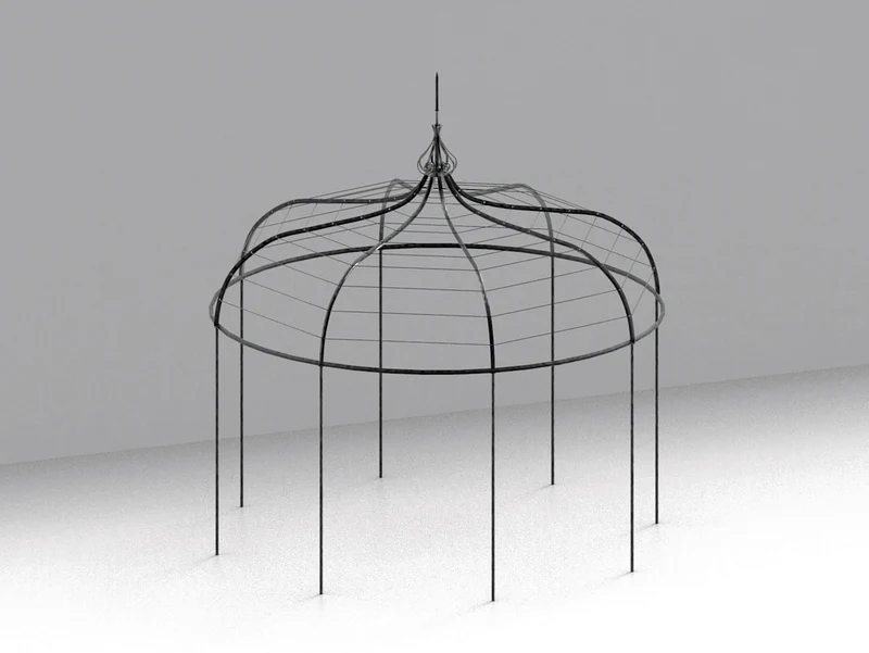 Pavillon Solaire achteckig