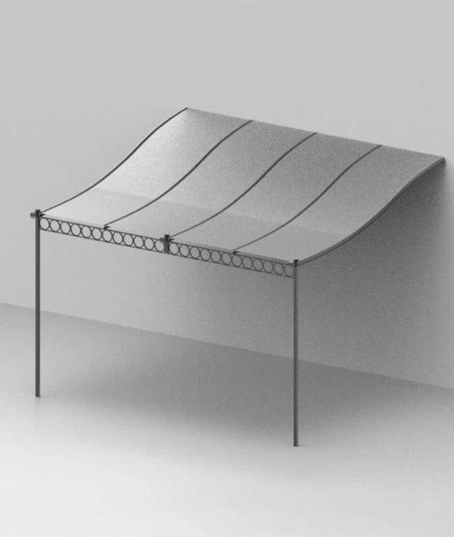 Anbaupergola Tibisco mit Überdachung