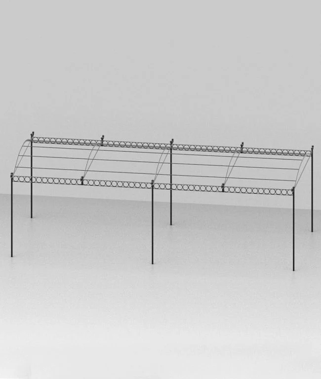 Freistehende Pergola Tibisco mit Überdachung