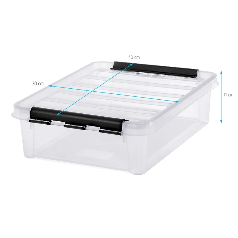 SmartStore Box KLAR - 40x30x11cm (7.5L) Flach