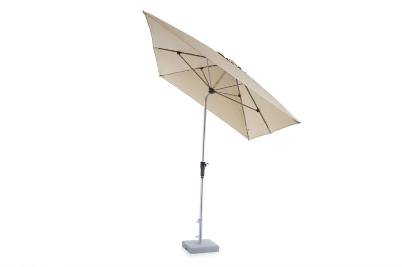 Rechteckiger Sonnenschirm Lipari verstellbar mit Aluminium