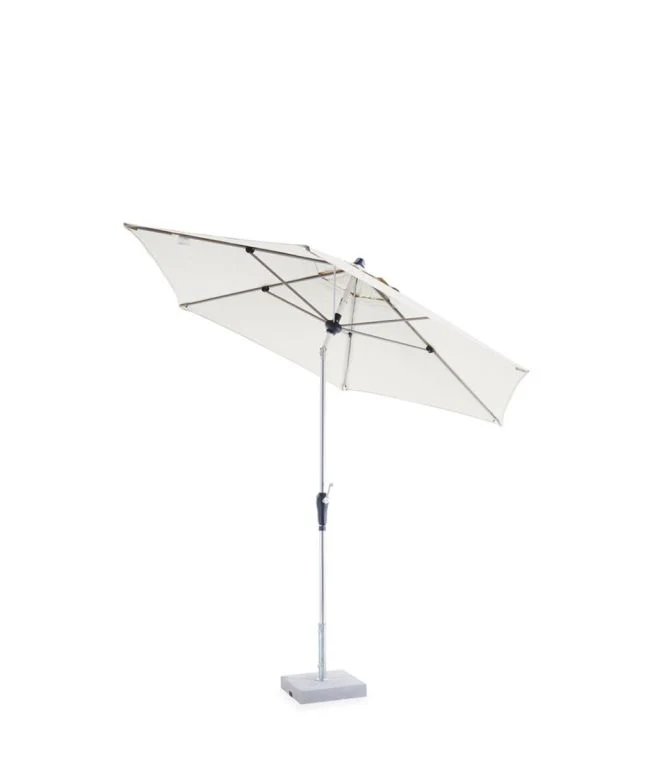 Runder Sonnenschirm Lipari verstellbar mit Aluminiummast