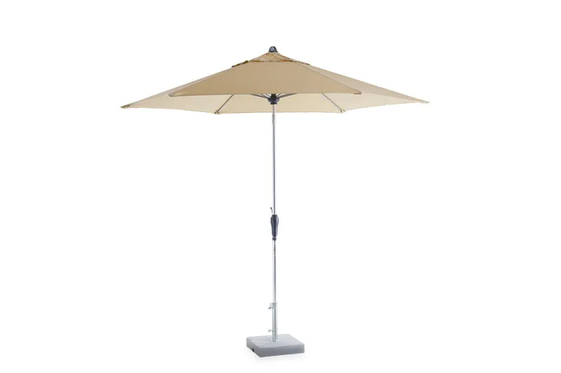 Runder Sonnenschirm Lipari verstellbar mit Aluminiummast