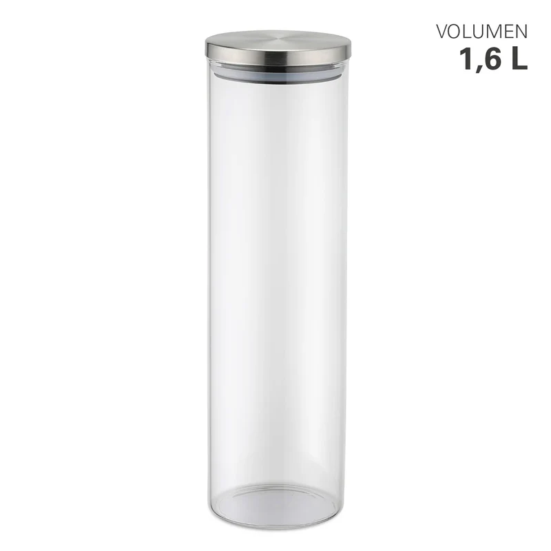 Vorratsdose rund Borosilikatglas 1,6 Liter Ø10x29,5cm