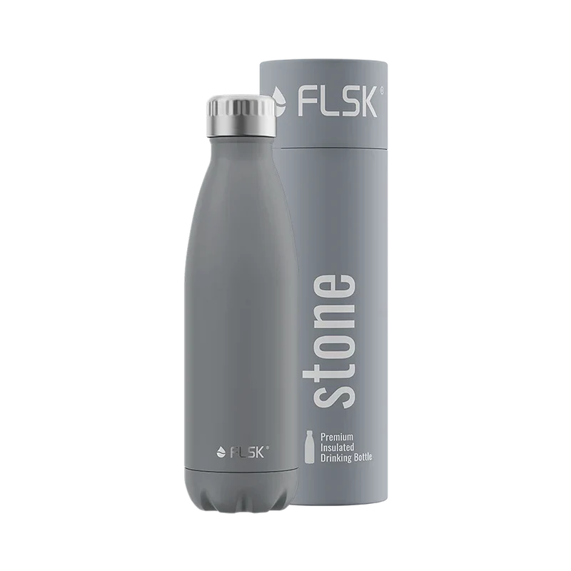 FLSK Trinkflasche aus Edelstahl 500 ml - stone