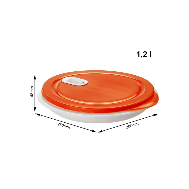 Mikrowellen Teller XL, 1,2 l CLEVER