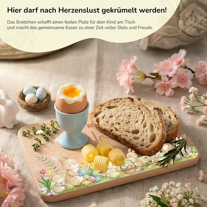 Frühstücksbrettchen Ostern - Osterglück