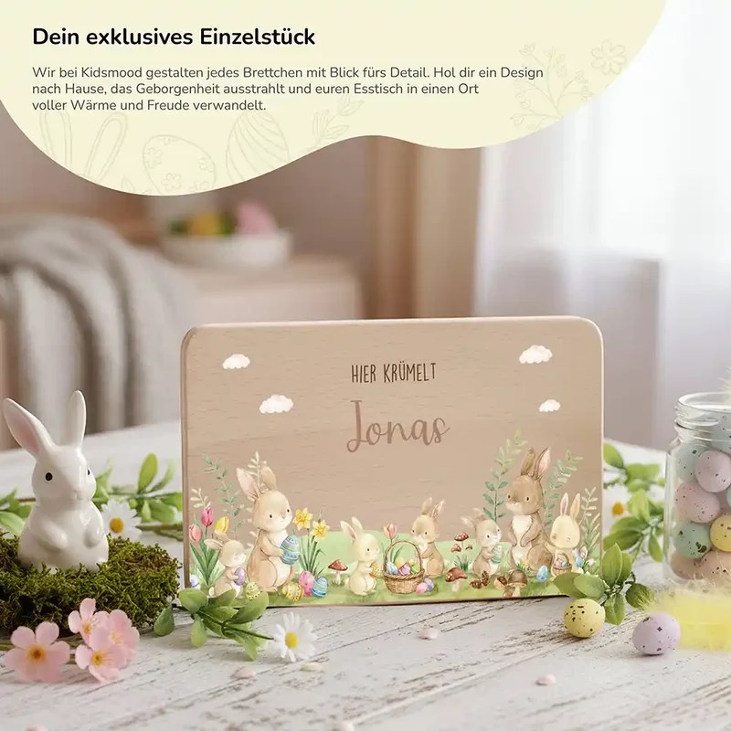 Frühstücksbrettchen Ostern - Osterglück