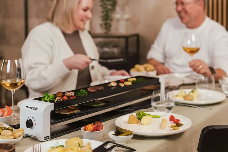 CheeseGrill für 2 Personen - white