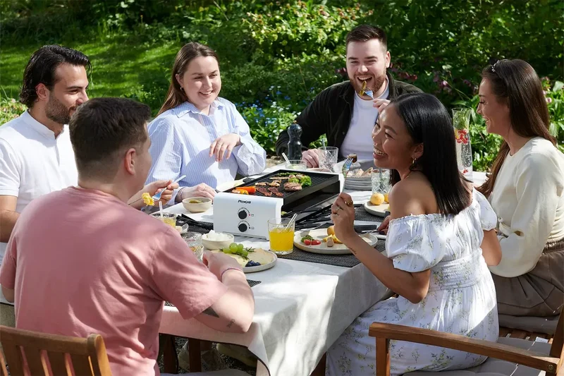 PizzaGrill für 4 Personen - white