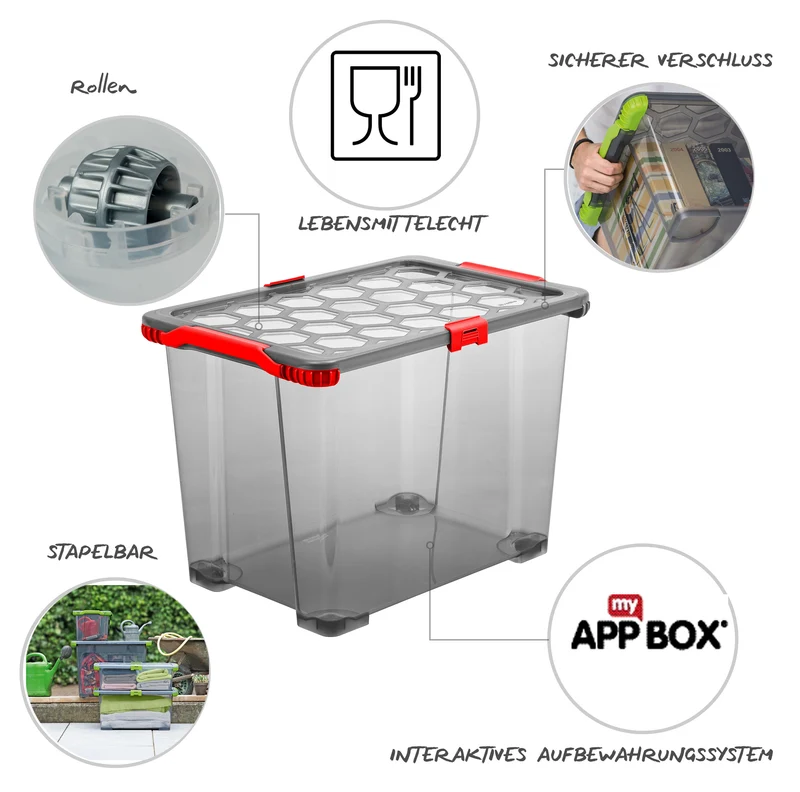 Box m. Rädern 65 l EVO TOTAL PROTECTION