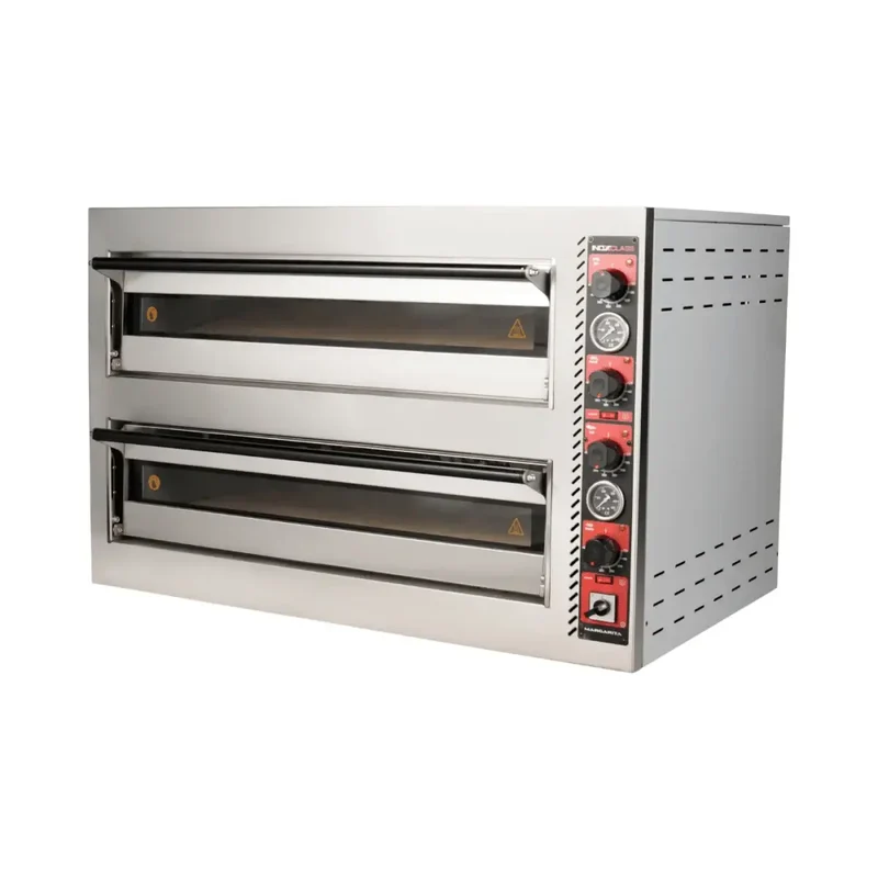 Elektro Pizzaofen Analog - 6 + 6 x 30 cm