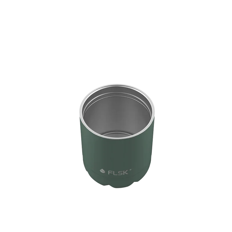 FLSK Trinkflasche mit Becher 700ml - ridge green