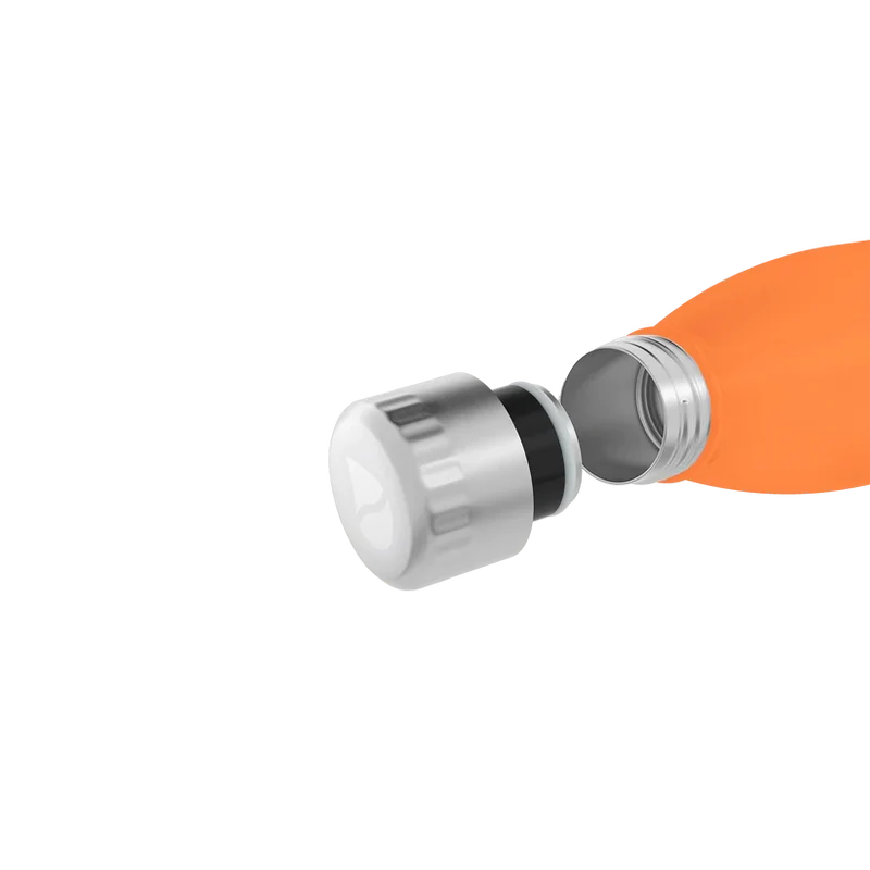 FLSK Trinkflasche mit Becher 700ml - orange