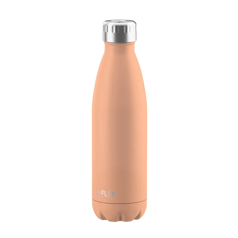 FLSK Trinkflasche aus Edelstahl 500 ml - peach