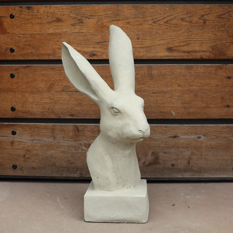 Handgefertigte Steinfigur "Hase" aus Deutschland