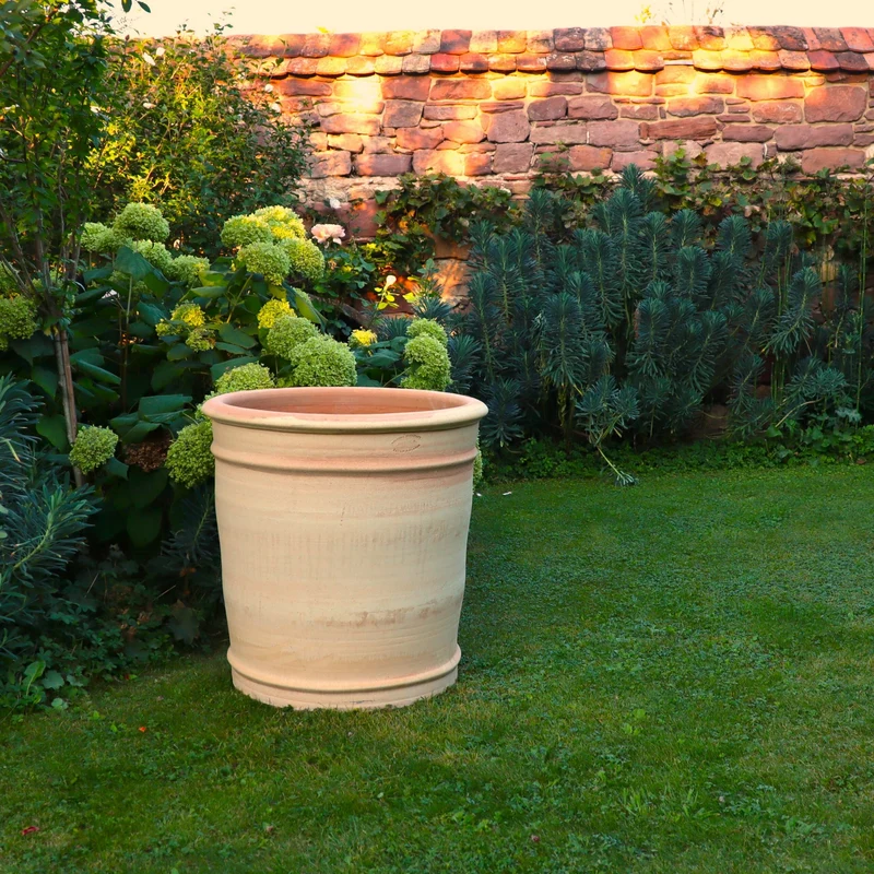 XXL Terracotta Pflanzkübel "Canna", H=60 cm