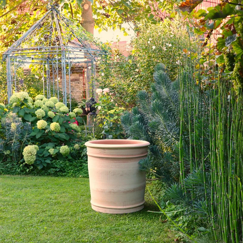 XXL Terracotta Pflanzkübel "Canna", H=60 cm