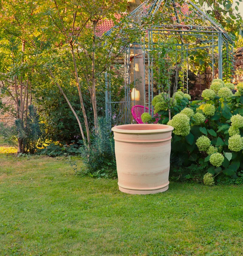 XXL Terracotta Pflanzkübel "Canna", H=60 cm