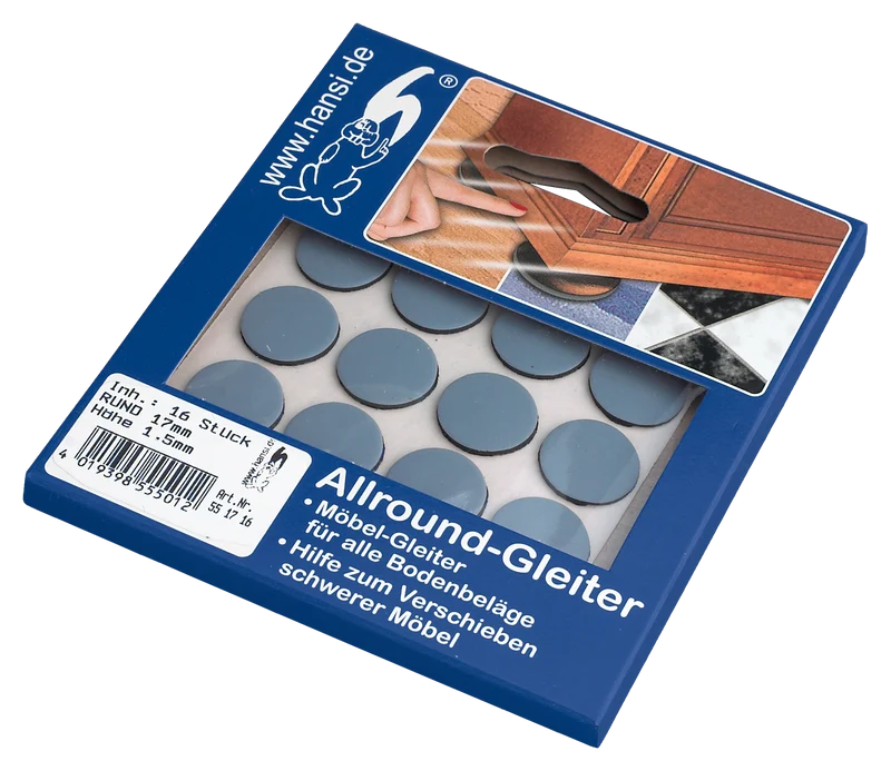 Allround Gleiter Ø17mm - 16 Stück