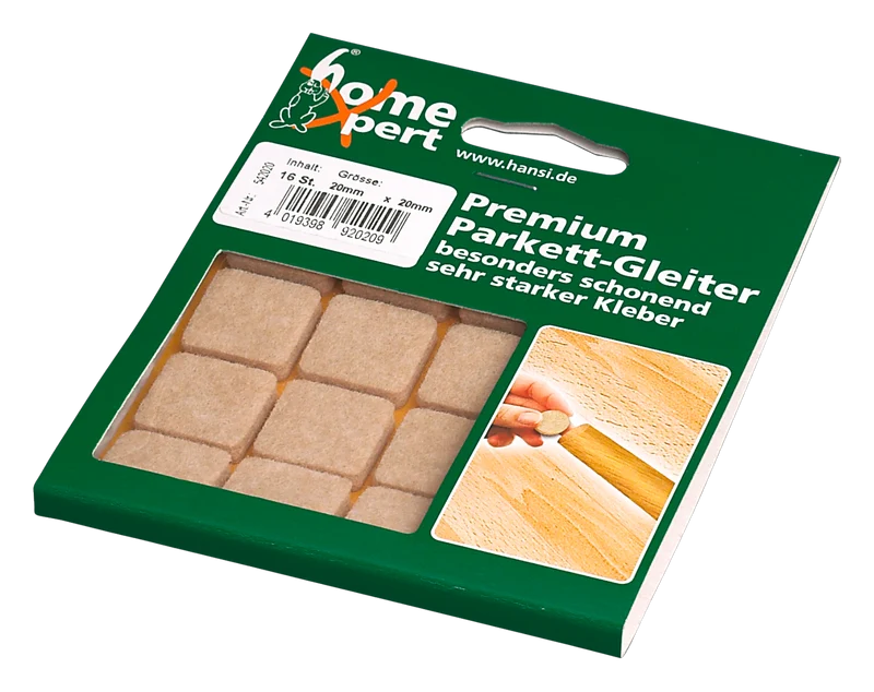 Parkett Gleiter 20x20mm natur- 16 Stück