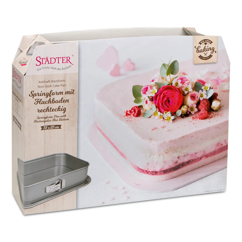 Springform Rechteck 33x23cm