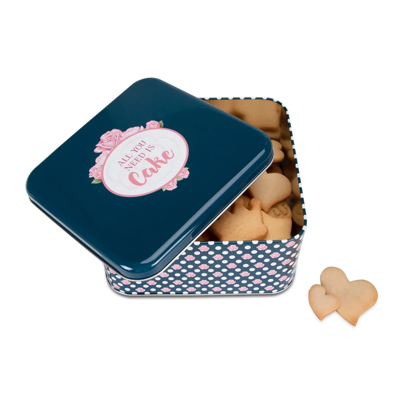 Gebäckdose "All you need ist Cake" 21x21cm