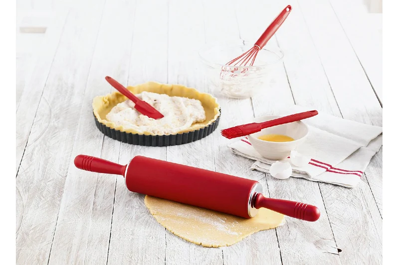 Teigrolle Flex Red 25cm Ø6,8cm rot