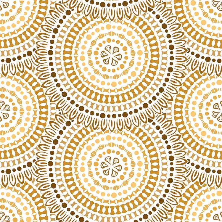 Lunch Serviette "ethno circles" 33x33cm - 20Stk.