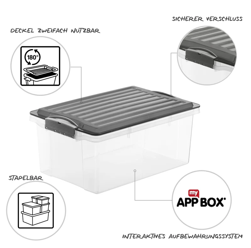 Stapelbox DIN A4, 13 l COMPACT