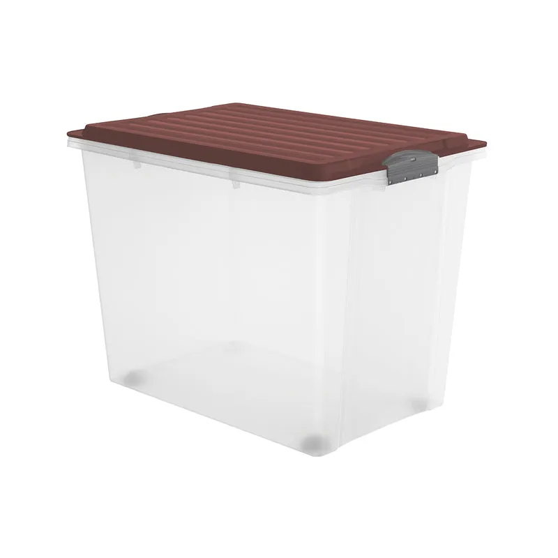 Stapelbox mit Rollen DIN A3, 70 l COMPACT
