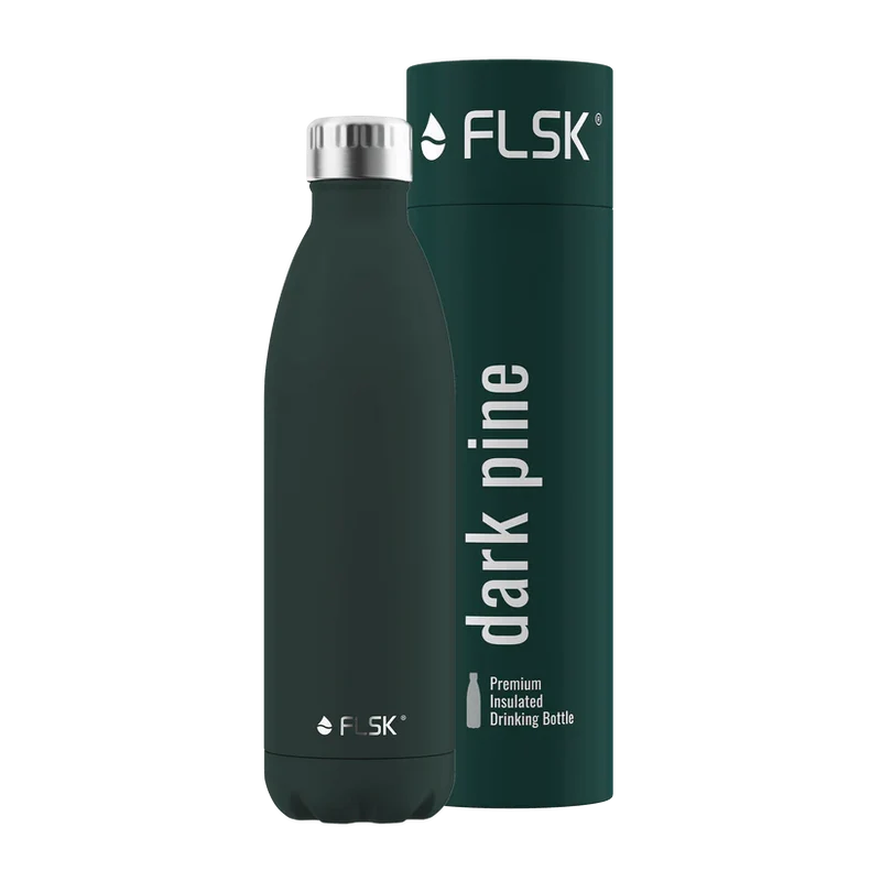 FLSK Trinkflasche aus Edelstahl 750 ml - dark pine