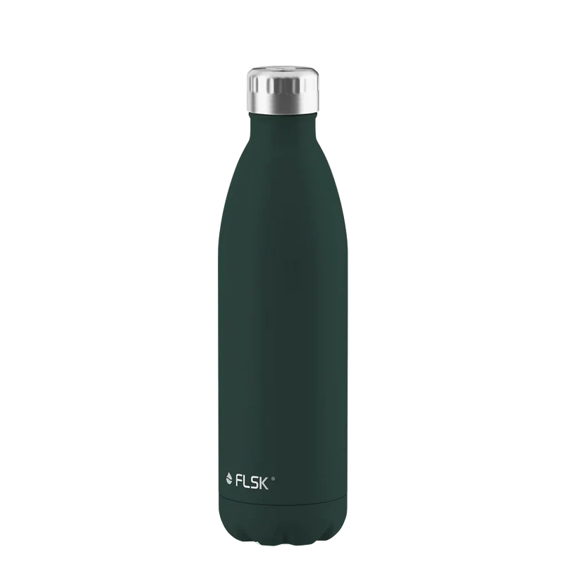 FLSK Trinkflasche aus Edelstahl 750 ml - dark pine