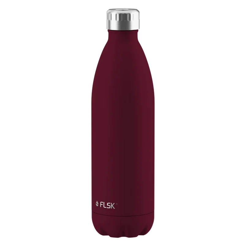 FLSK Trinkflasche aus Edelstahl 1000 ml - winterberry