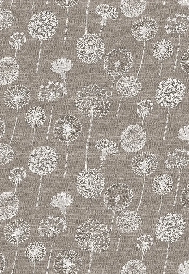 Gläsertuch Pusteblume mocca