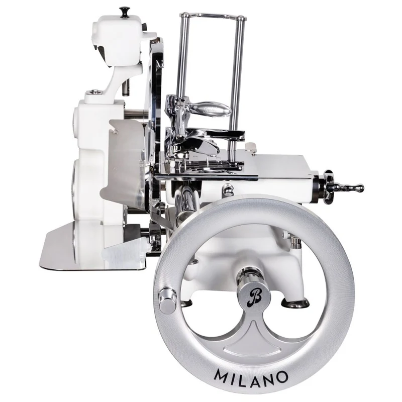 Berkel Volano B114X – Exklusive Schwungradmaschine mit Standfuß und Fassholzbrett